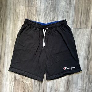 Champion Black Cotton Shorts